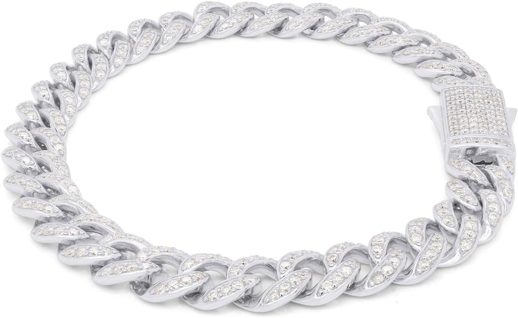 Moissanite Cuban Chain Bracelet